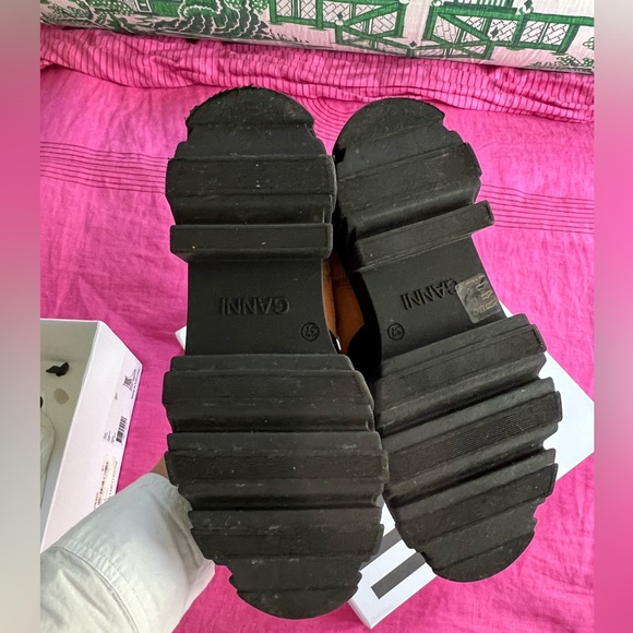 Ganni Cleated Mid Chelsea Boot - Picture 4 of 5